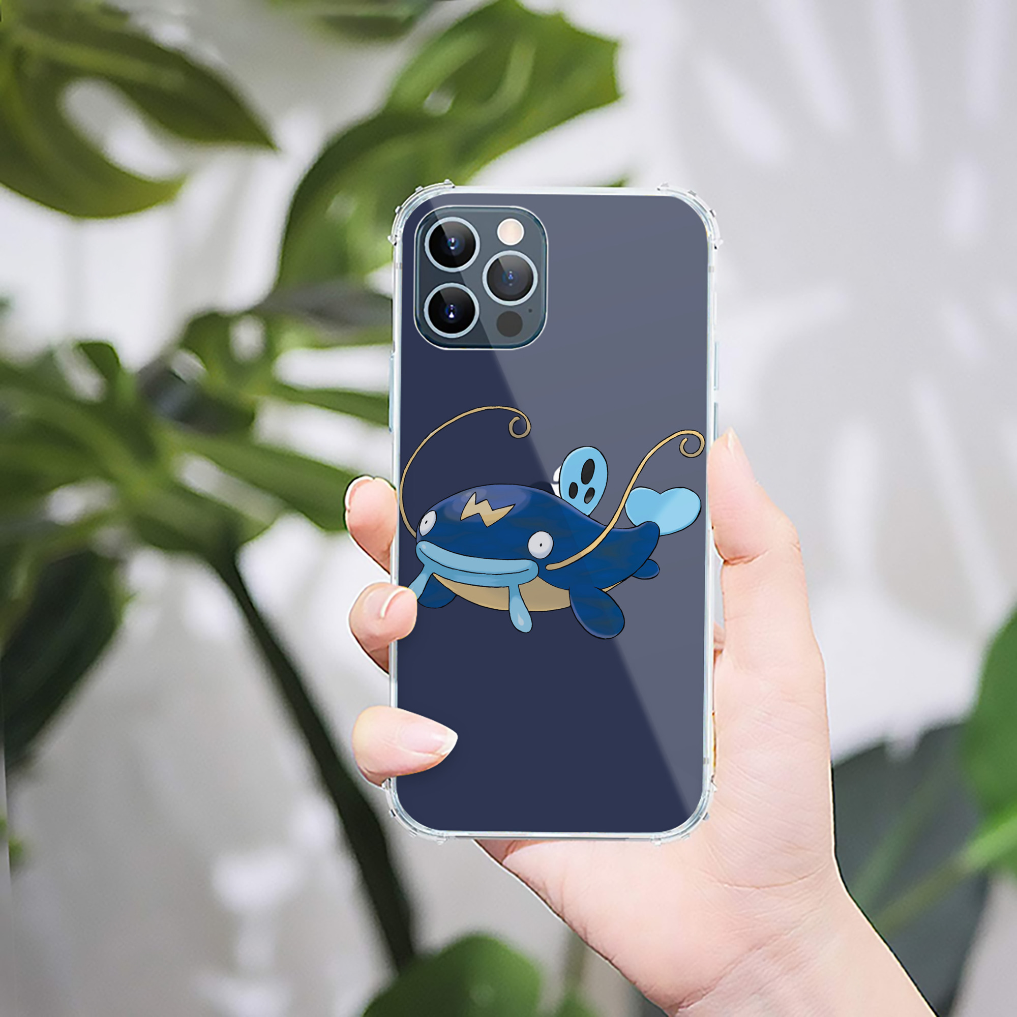 （画像用） ポケットモンスター Pokémon 【iPhone 12シリーズ対応】透明スマホケース（クリアソフトケース）